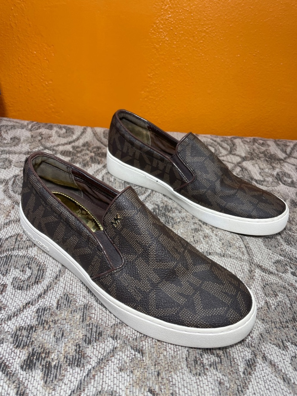Michael Kors Keaton Slip On Logo Sneakers